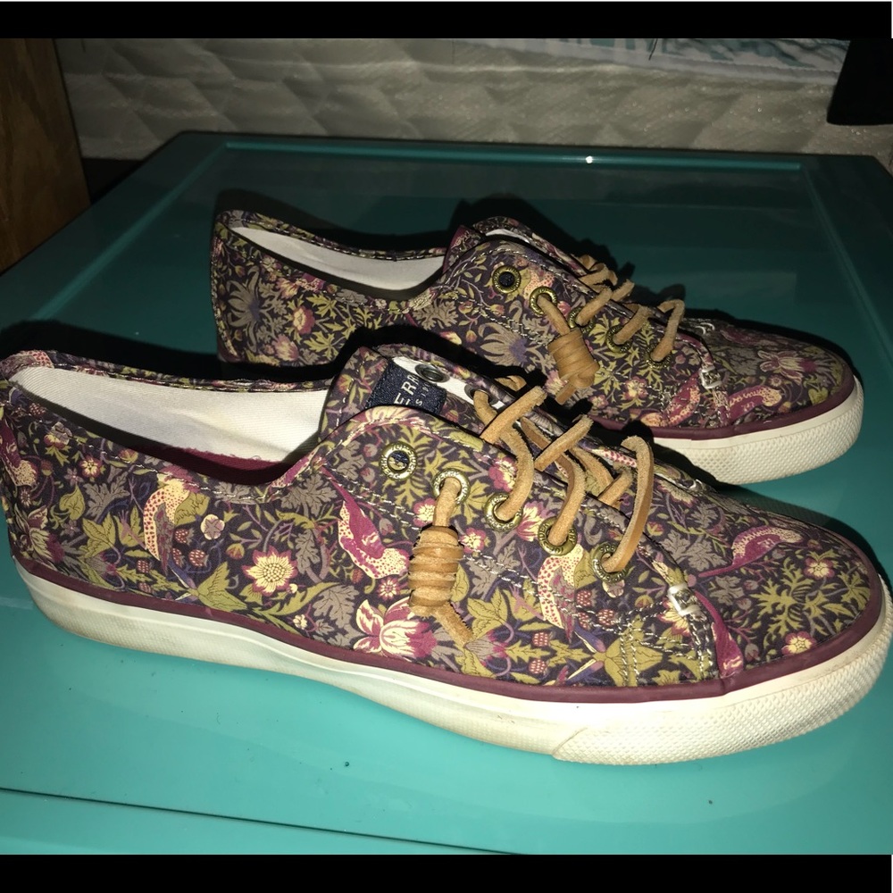 Floral Sperry Topsiders